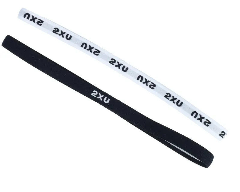 2XU 2 Pack Skinny Black/White Headband online