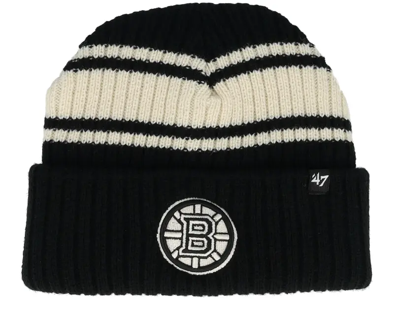 47 Brand Boston Bruins Harbor Stripe 47 Black/White Knit Cuff online