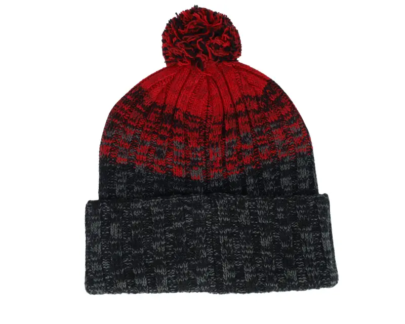 47 Brand Chicago Blackhawks Cascade 47 Cuff Beanie Black/Red Pom online