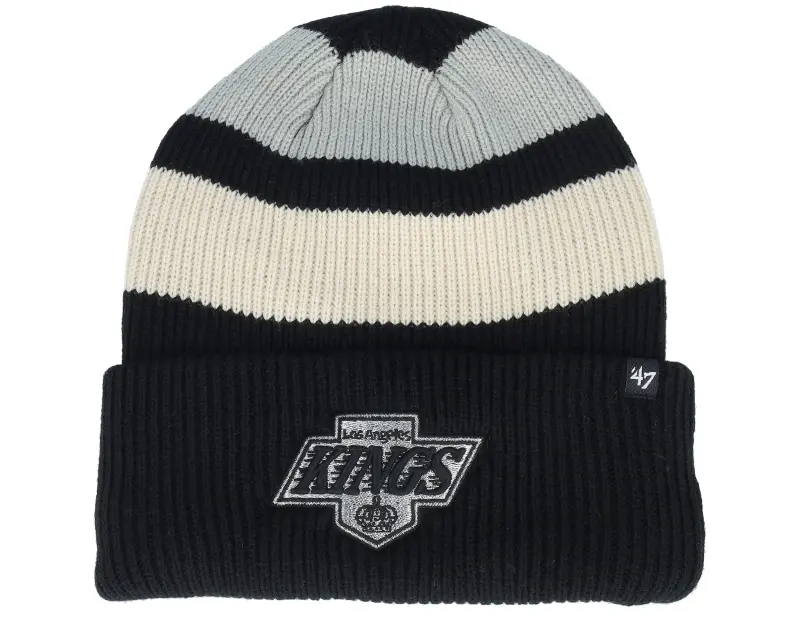 47 Brand Los Angeles Kings Clubhouse Jennings 47 Beanie Black/White/Grey Cuff online