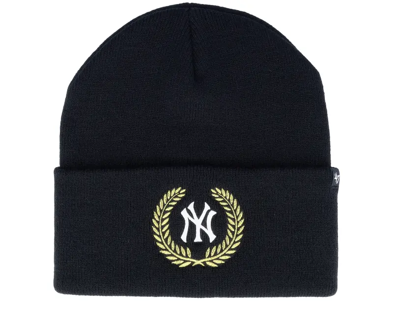 47 Brand New York Yankees MLB Laurel Metallic Black Cuff online