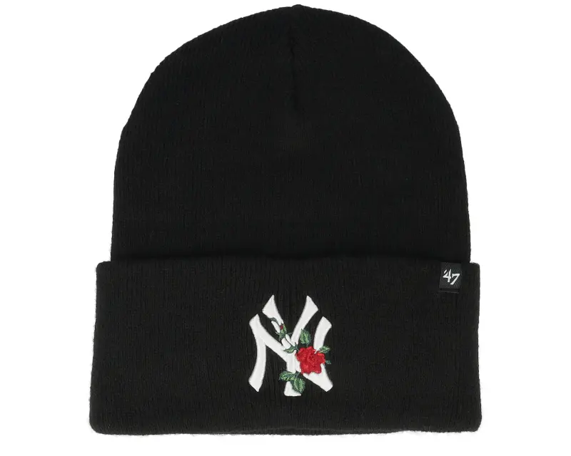 47 Brand New York Yankees Thorn 47 Knit Beanie Black Cuff online