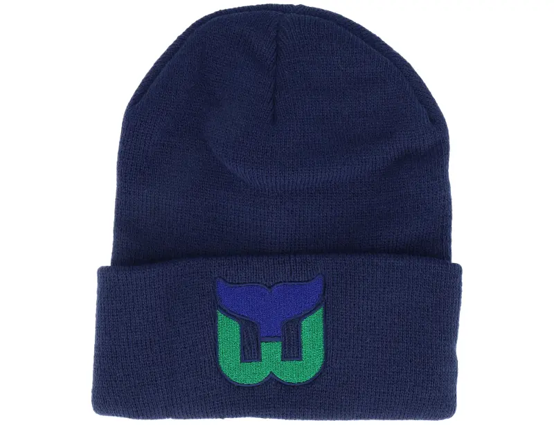 American Needle Hartford Whalers Knit NHL Navy Cuff online
