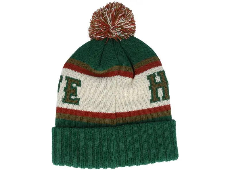 American Needle Miller Pillow Line Knit Dark Green/Multicolor Pom online