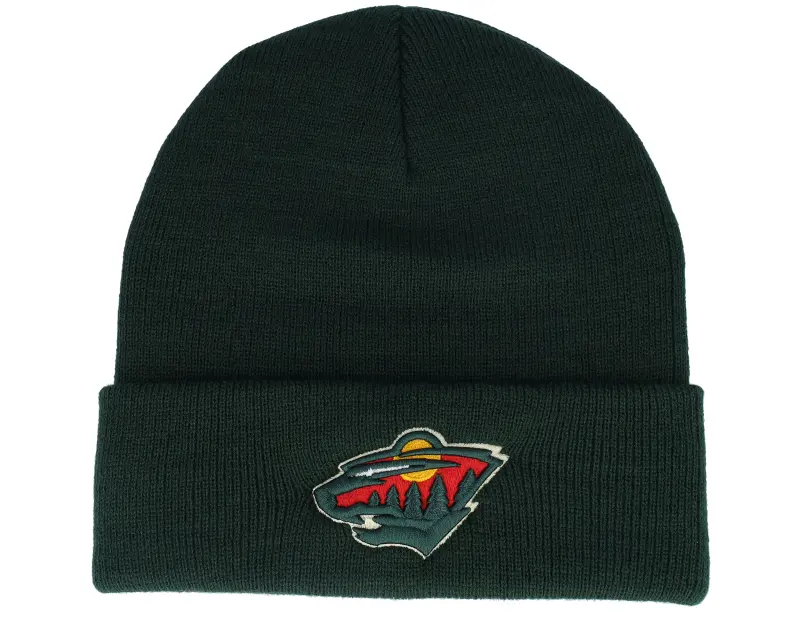 American Needle Minnesota Wild Terrain Knit Solid Dark Green Cuff online