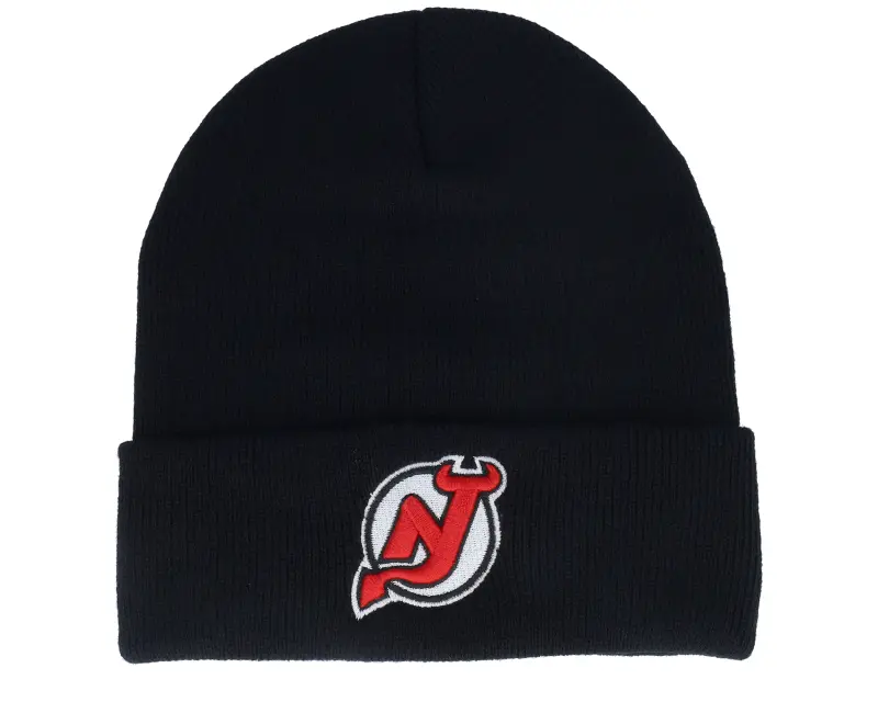 American Needle New Jersey Devils Terrain Knit Solid Black Cuff online