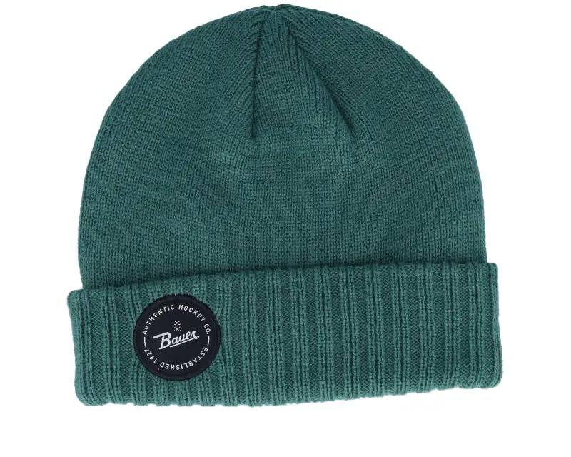Bauer Knit Patch Toque Green Cuff online