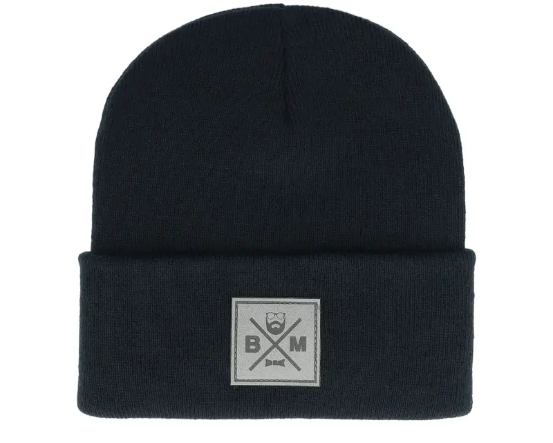 Bearded Man Bm Cross Patch Navy Beanie online