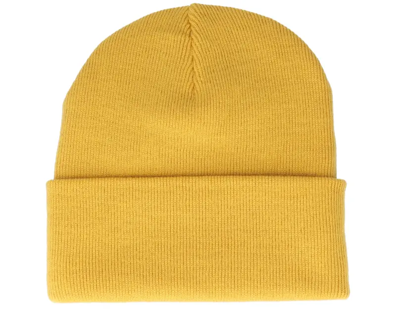 Bearded Man Cap Man Patch Mustard Beanie online