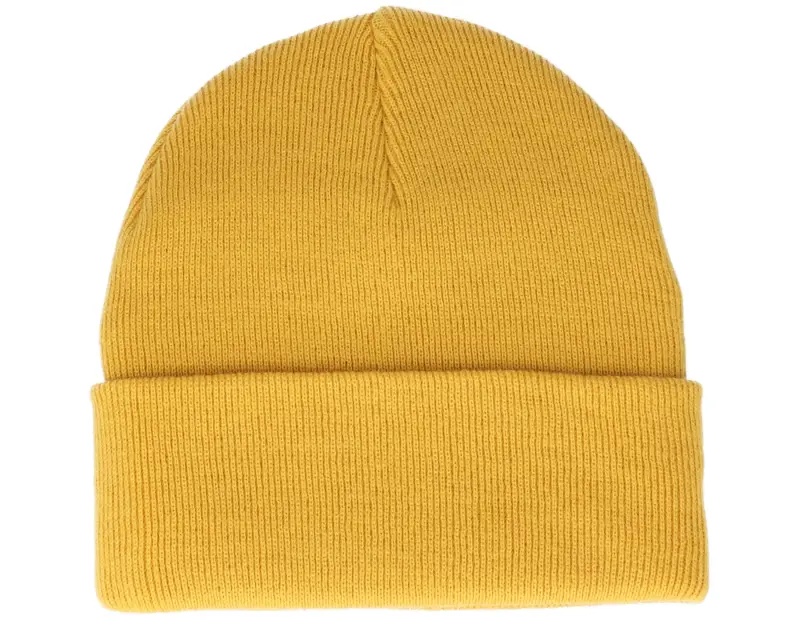 Bearded Man Sunset Logo Patch Mustard Beanie online