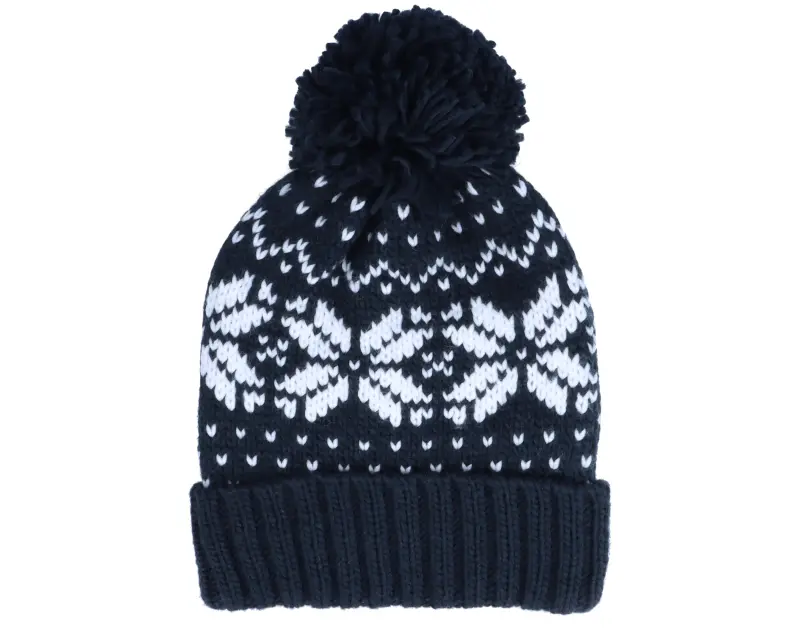 Beechfield Fair Isle Snowstar® Beanie French Navy/White Pom online