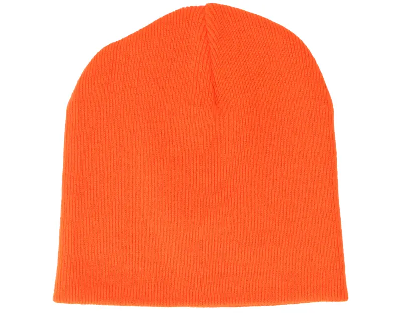 Beechfield Fluorescent Orange Traditional Blank Beanie online