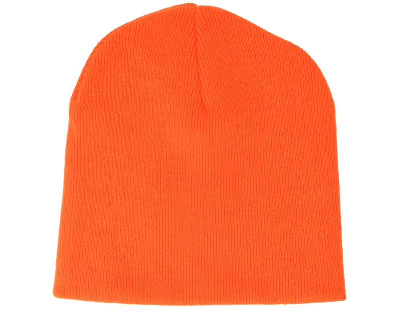 Beechfield Fluorescent Orange Traditional Blank Beanie online