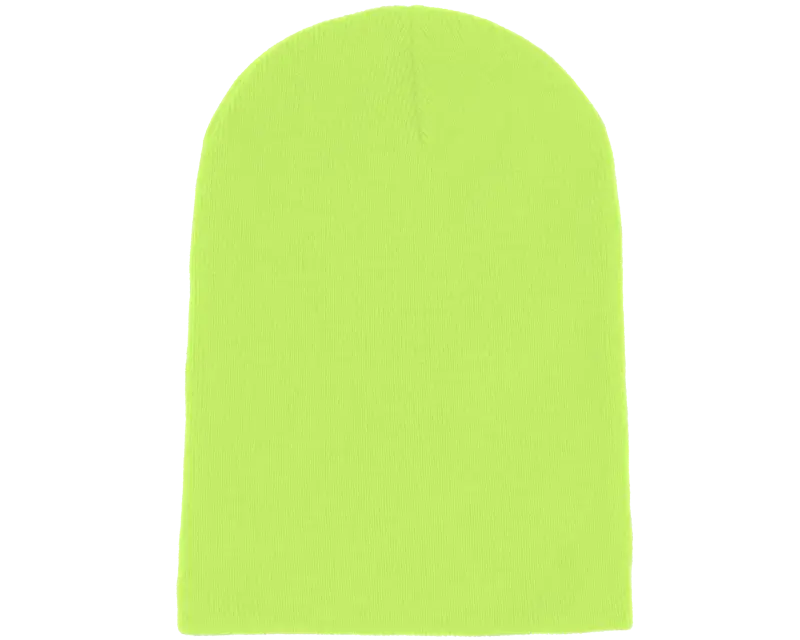Beechfield Fluorescent Yellow Long Blank Beanie online