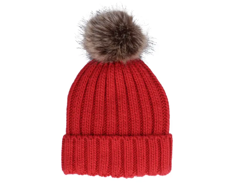Beechfield Fur Chunky Beanie Classic Red Pop online