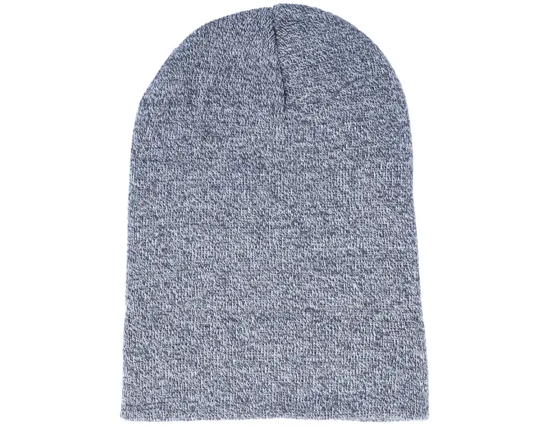 Beechfield Heather Grey Long Blank Beanie online