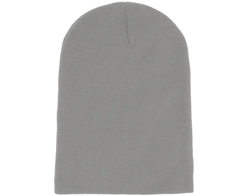 Beechfield Light Grey Long Blank Beanie online
