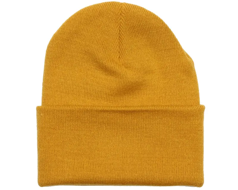 Beechfield Mustard Cuff Blank Beanie online