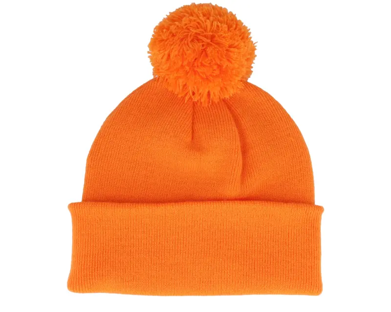 Beechfield Orange Pom Blank Beanie online