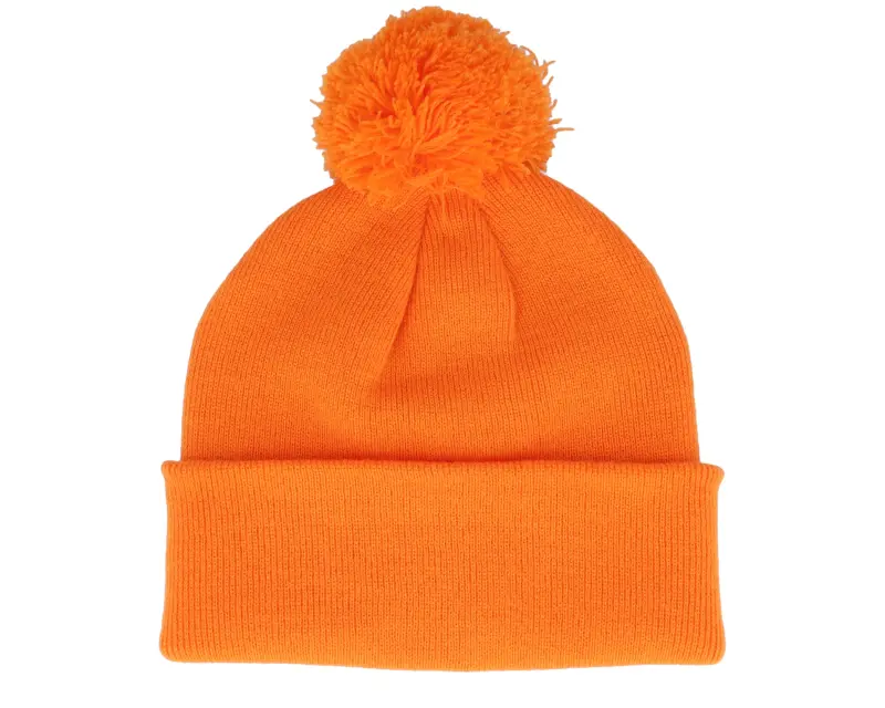 Beechfield Orange Pom Blank Beanie online