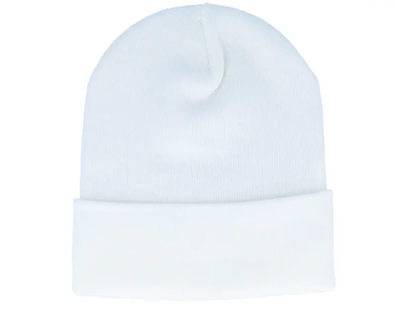 Beechfield White Original Patch Beanie Cuff online