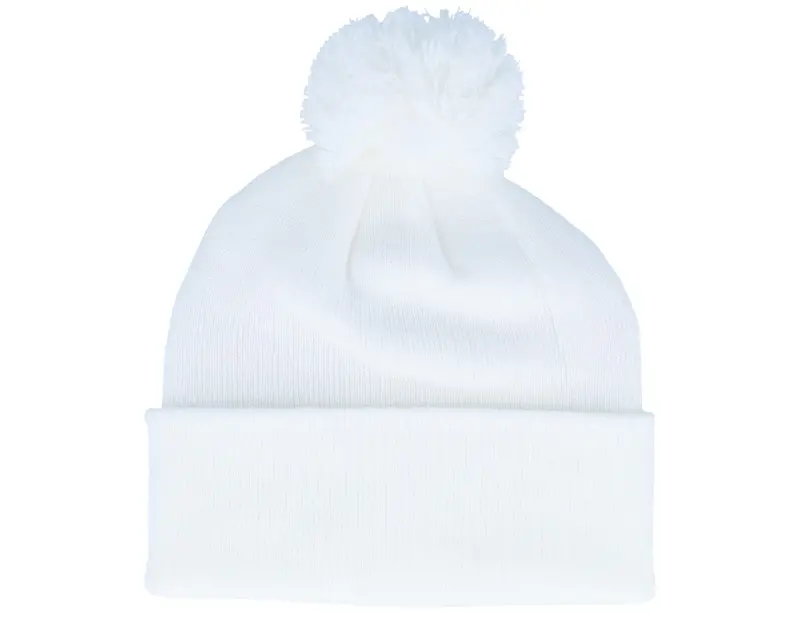 Beechfield White Pom Blank Beanie online
