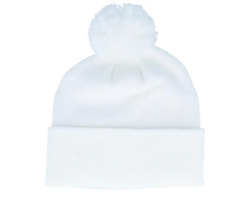 Beechfield White Pom Blank Beanie online