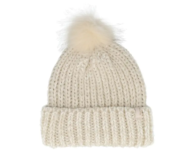 Brixton Dillon Beanie Off White/Dove Marl Pom online