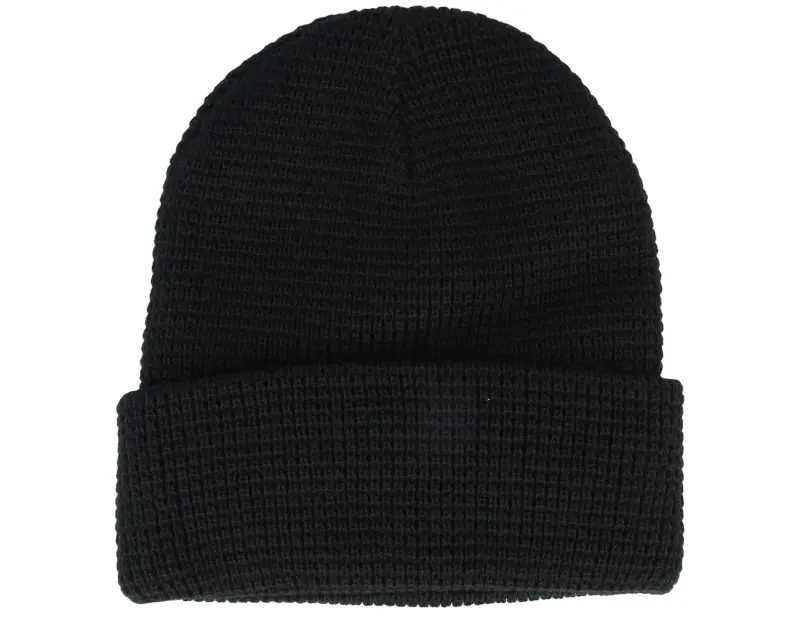 Brixton Galveston Waffle Knit Beanie Black Cuff online