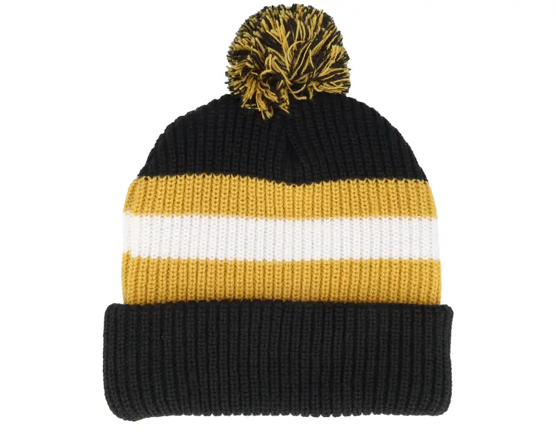 Brixton Kit Pom Beanie Black/Off White/Bright Gold Pom online