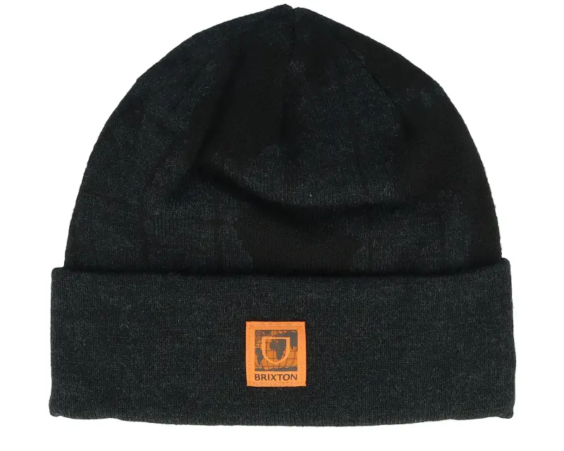 Brixton Union Watch Cap Beanie Black Cuff online