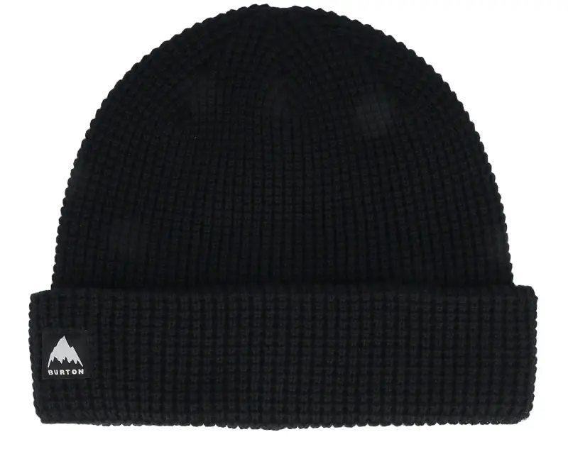 Burton Recycled Waffle Beanie True Black Cuff online