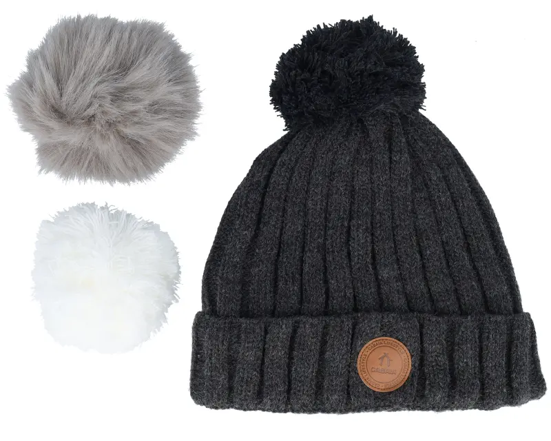 Cabaïa Beanie Kir Royal Grey Pol Pom online