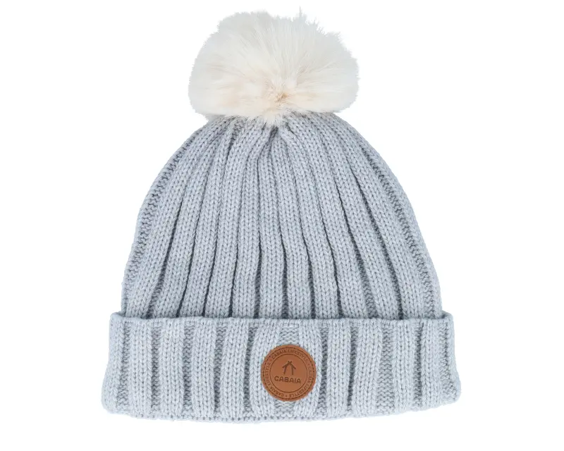 Cabaïa Beanie Kir Royal Light Grey Pol Pom online