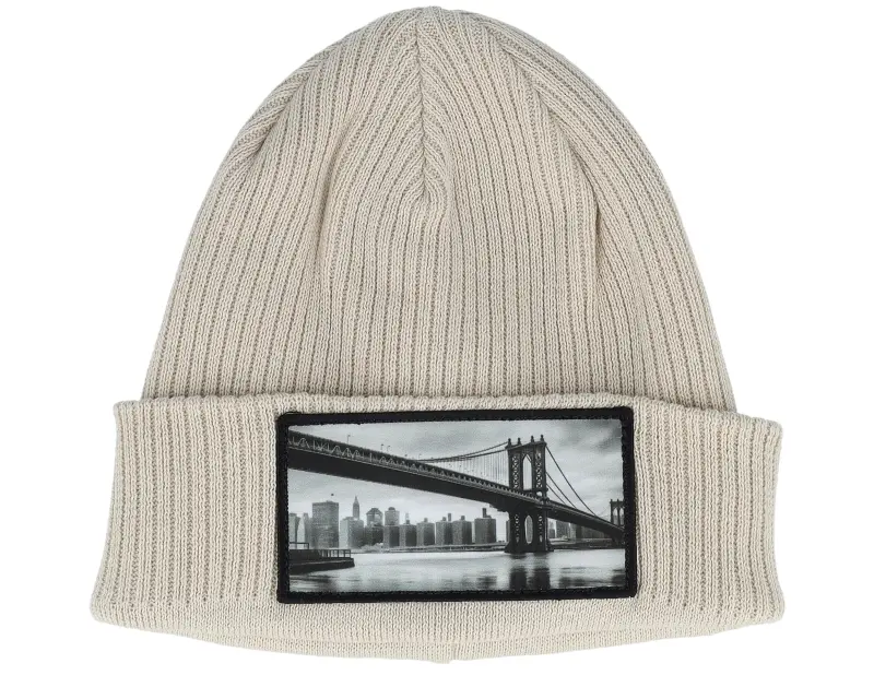 Calza Pennello Bridge Beanie Sand Organic Cuff online