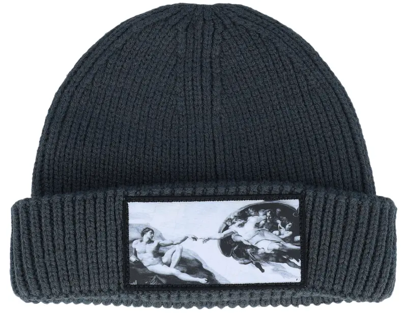 Calza Pennello Creation Of Adam Harbour Grey Short Beanie online