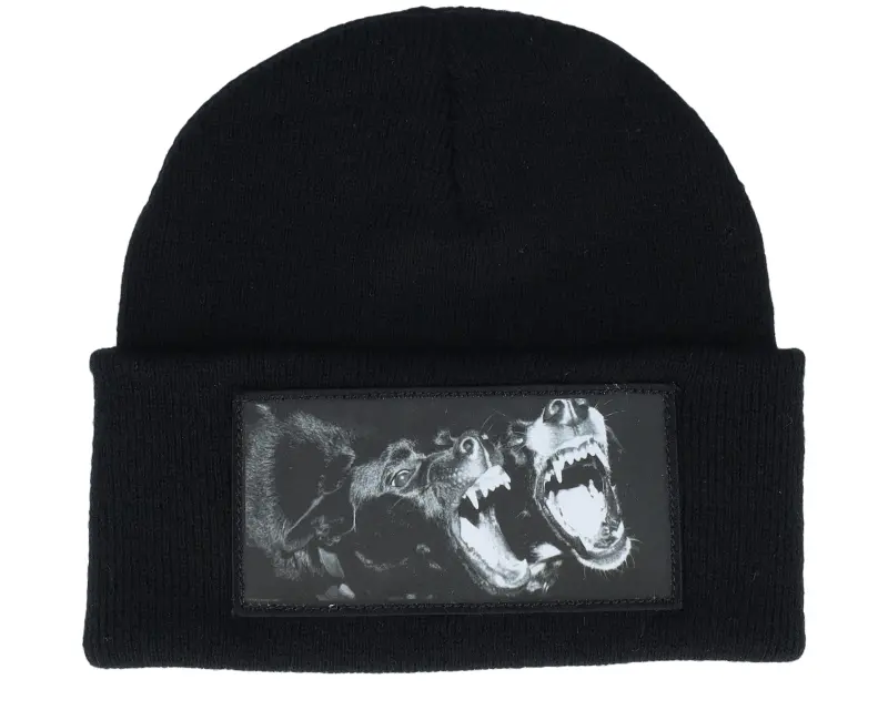 Calza Pennello Dogs Beanie Black Cuff online