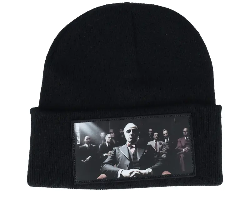 Calza Pennello Mob Boss Beanie Black Cuff online