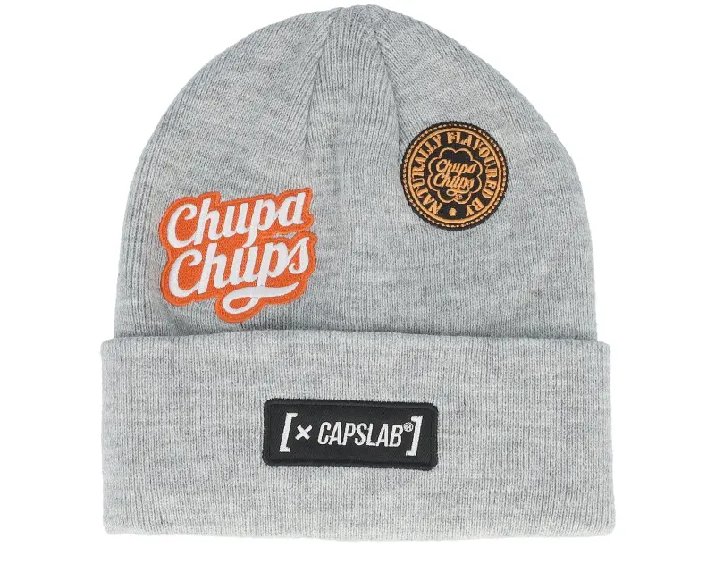Capslab Beanie Chupa Chups Grey Cuff online