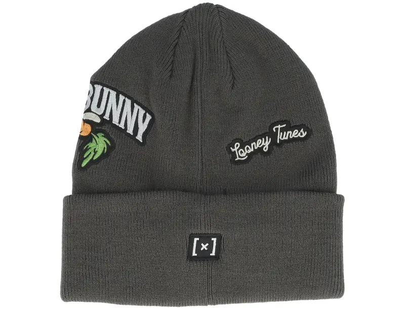 Capslab Beanie Looney Tunes Charcoal Cuff online