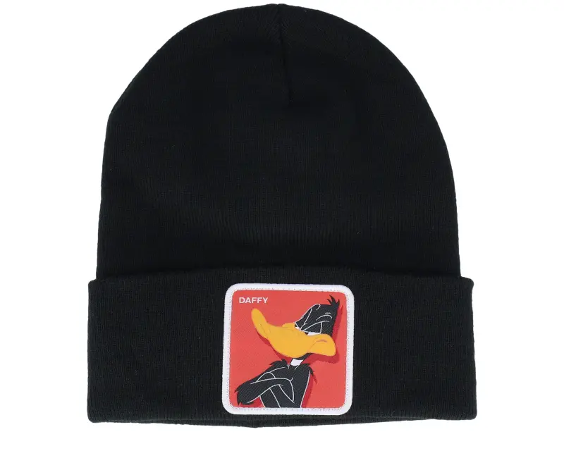 Capslab Looney Tunes Daffy Duck Beanie Black Cuff online