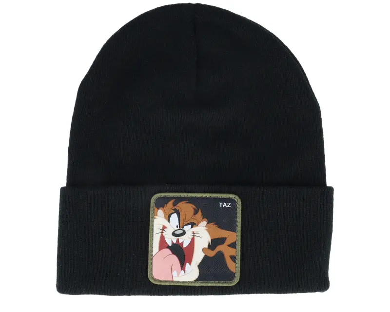 Capslab Looney Tunes Taz Beanie Black Cuff online