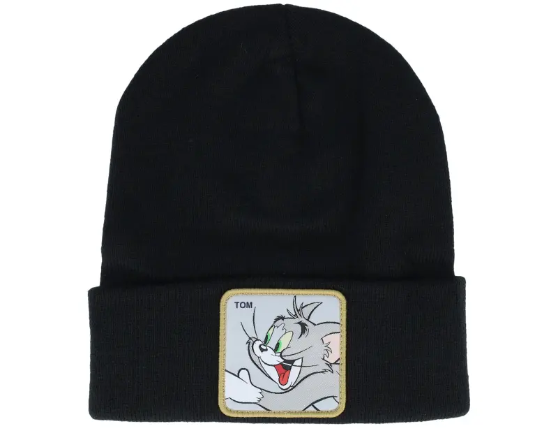 Capslab Tom & Jerry Tom Beanie Black Cuff online