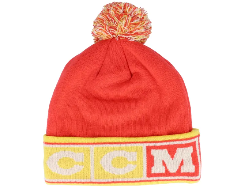 CCM China Flag Knit Team Red Pom online