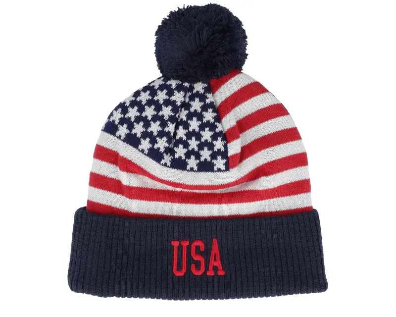 CCM USA Flag Team Knit Navy Pom online