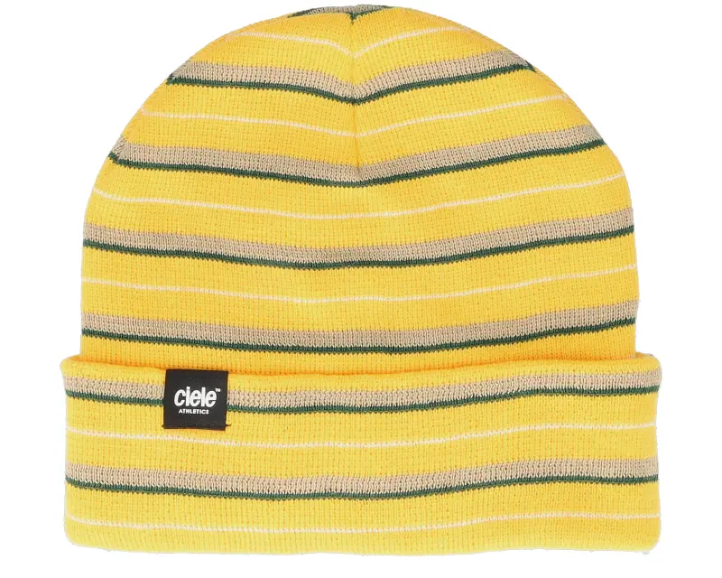 Ciele Cr3beanie School Daze Stripe Yellow Cuff online