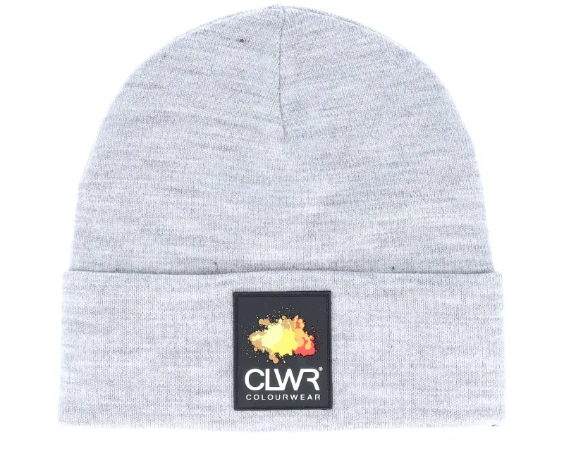 ColourWear Puppet Beanie Heather Grey Cuff online