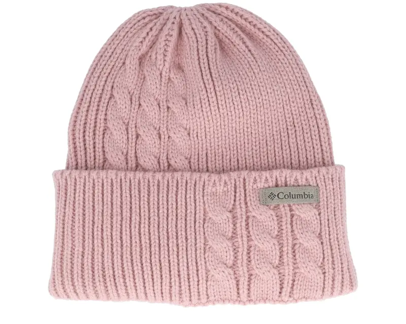 Columbia Agate Pass Cable Knit Beanie Eraser Pink Cuff online