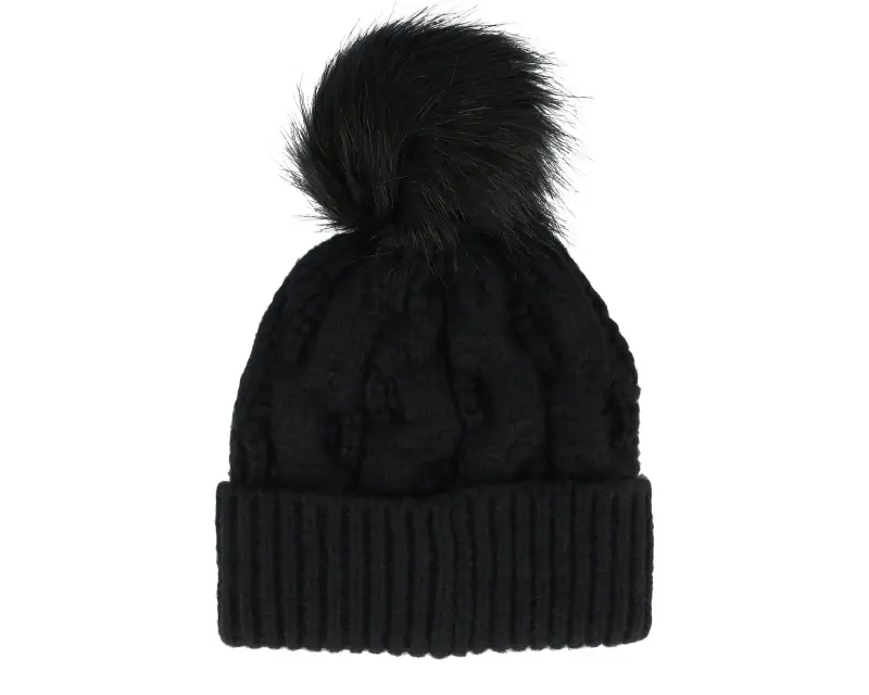 Columbia Boundless Days Cable Knit Beanie Black Pom online