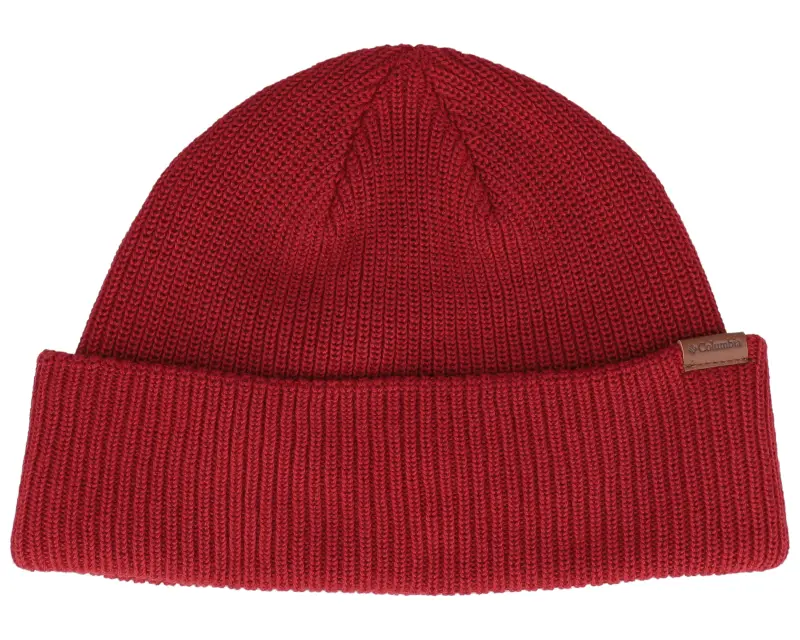 Columbia Portside Fisherman Beanie Red Dahlia Short Beanie online